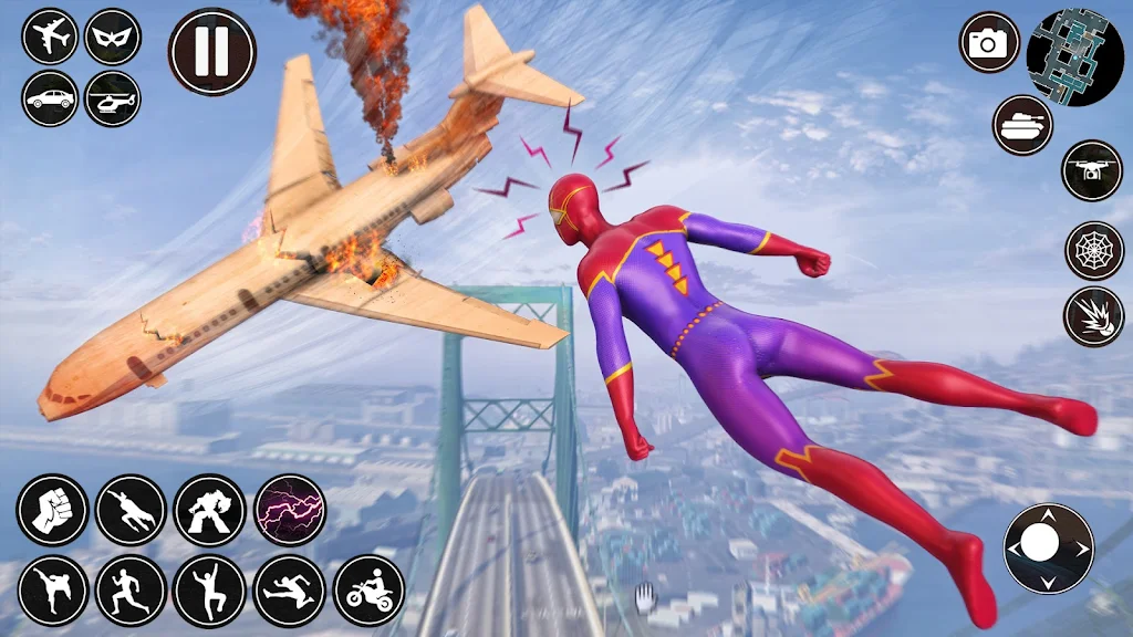 Spider Rope Man Superhero Game Screenshot1