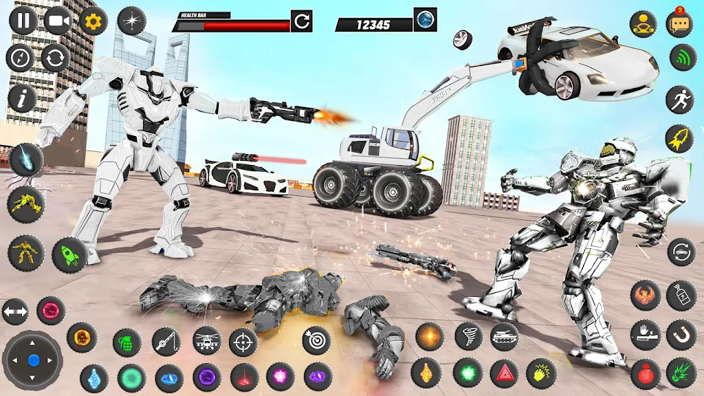 Robots War– Car Transform Game Screenshot2