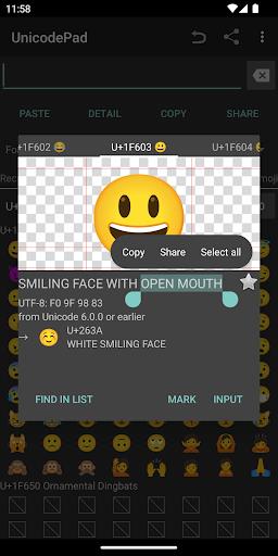 Unicode Pad Screenshot1