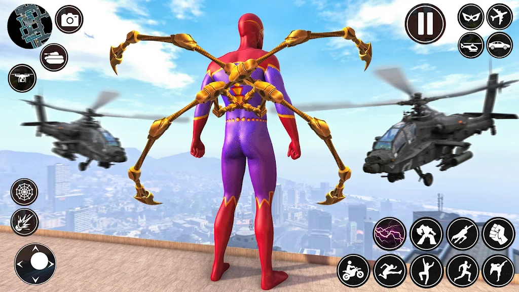 Spider Rope Man Superhero Game Screenshot2