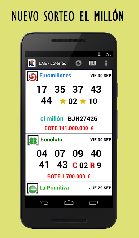 LAE - Loterías Screenshot3