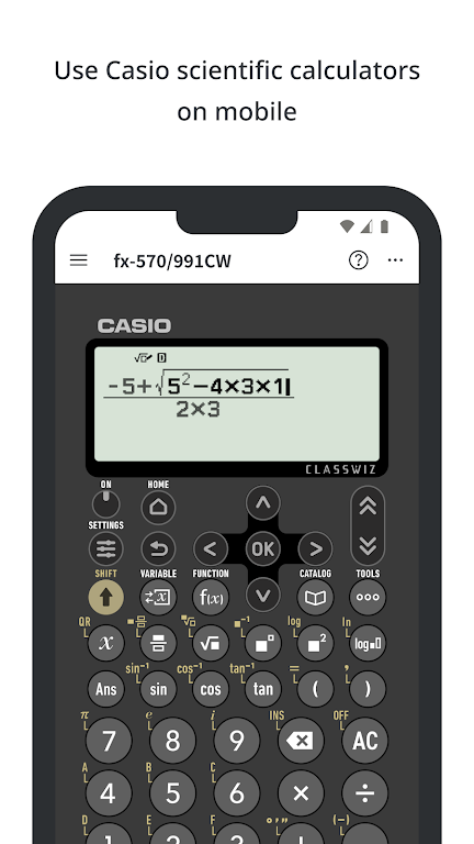 ClassWiz Calc App Plus Screenshot1