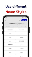 Nickname fire : name style app Screenshot3