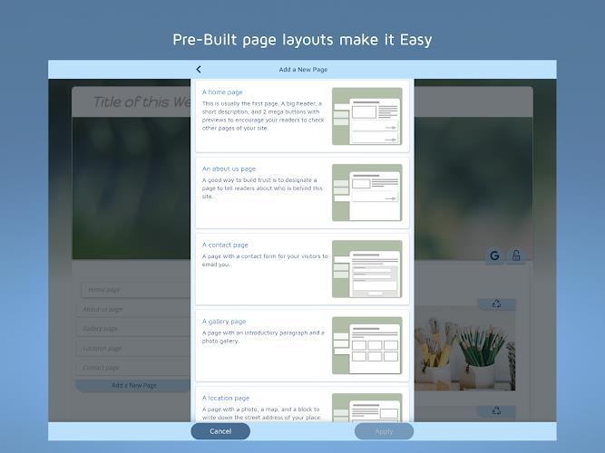 FreeSite - Website Maker Screenshot11