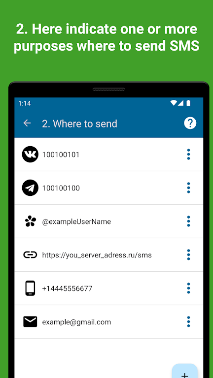 SMS forwarder auto to PC/phone Screenshot4