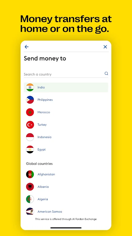 Western Union Send Money AE Screenshot2