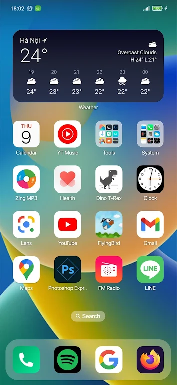 Launcher iOS 17, Phone 15 Screenshot3