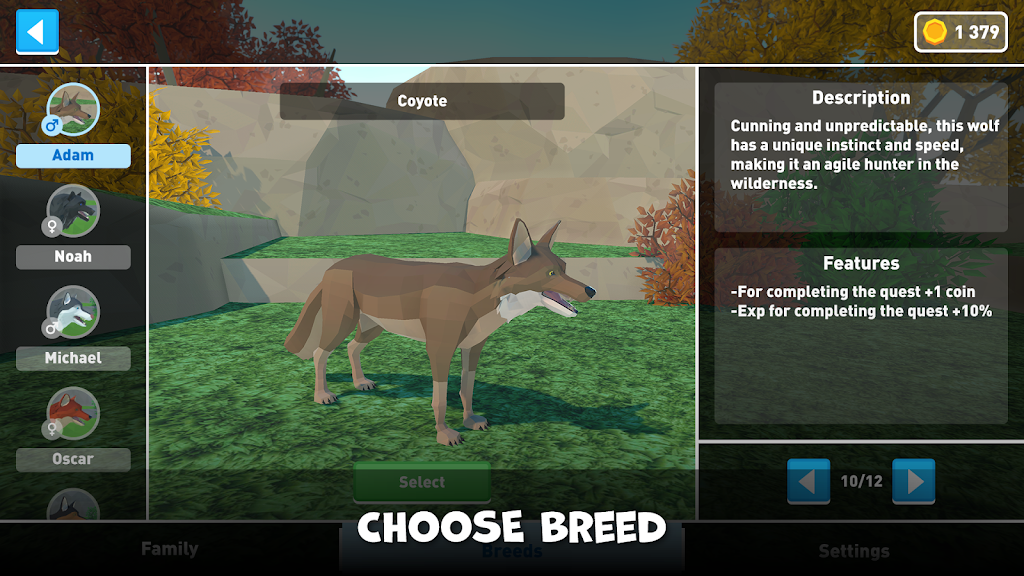 Wolf Family Simulator Screenshot2