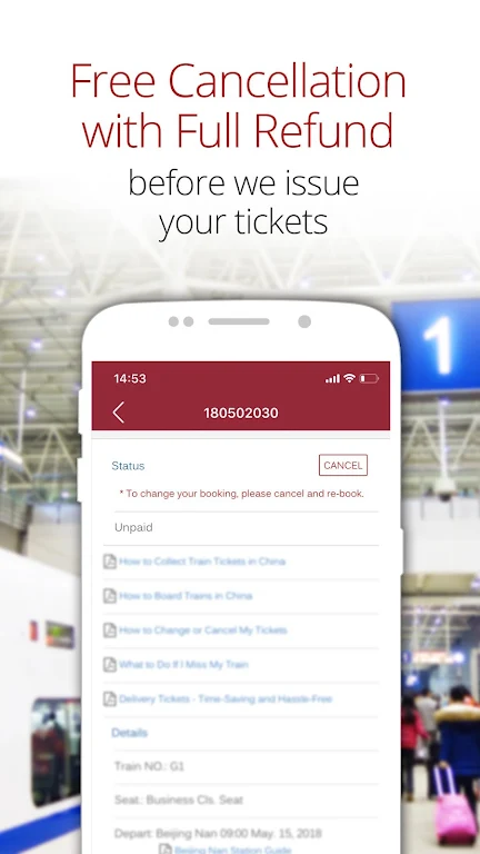 China Train Booking Screenshot2