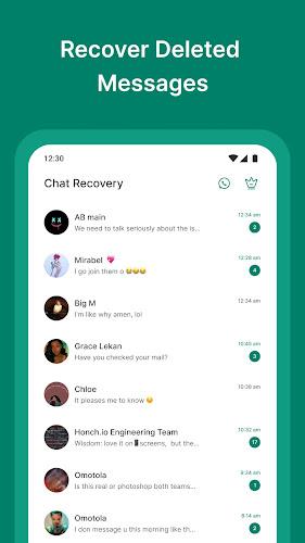 Retrieva - Undelete WA Message Screenshot1
