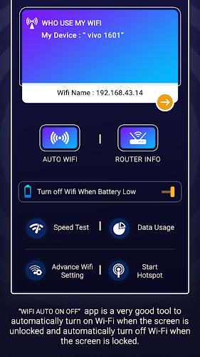 WiFi Automatic -WiFi Scheduler Screenshot1