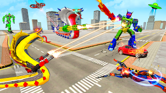 Snake Robot Car Transform Game Screenshot4