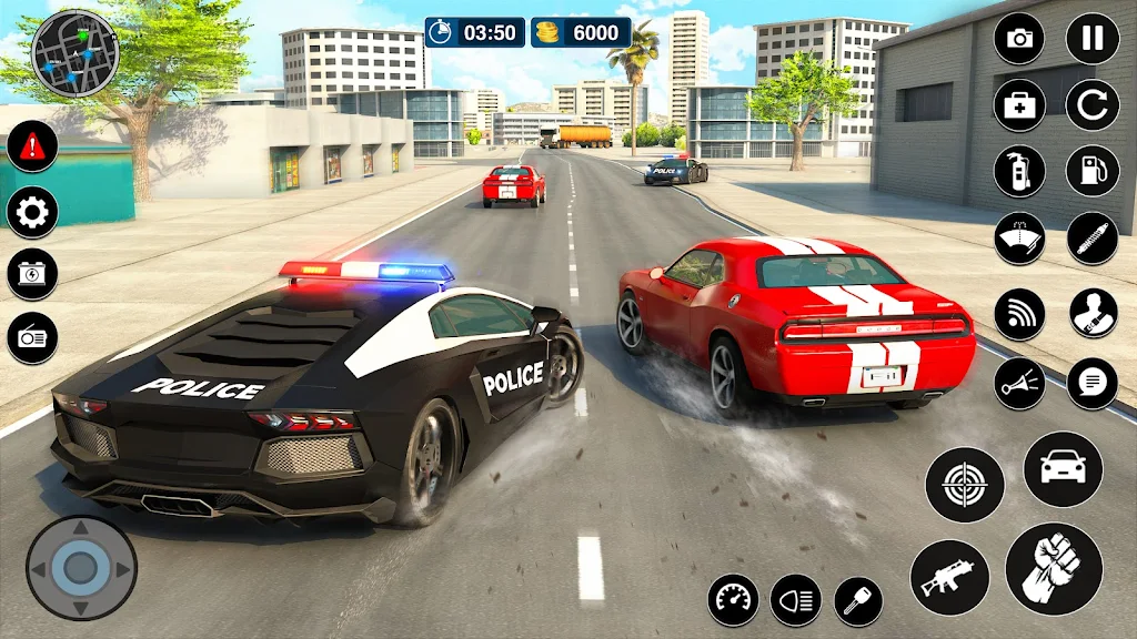 Police Car Thief Chase Game 3D Screenshot1