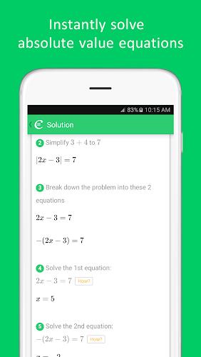 Cymath - Math Problem Solver Screenshot6