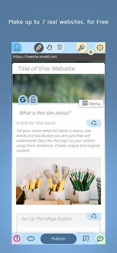 FreeSite - Website Maker Screenshot2