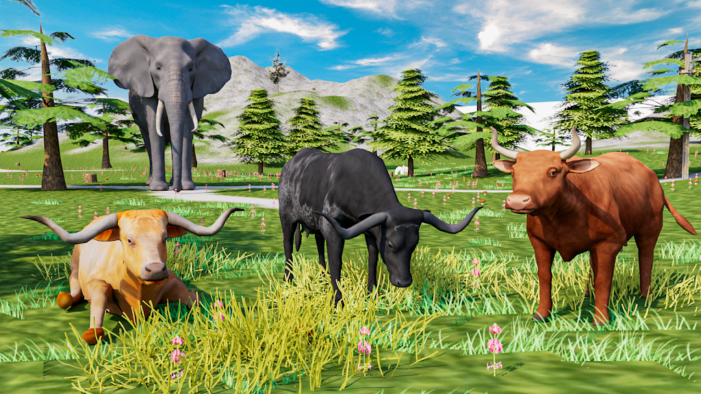 Scary Cow Wild Animal Rampage Screenshot2