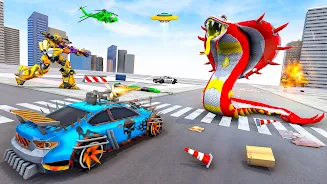 Snake Robot Car Transform Game Screenshot2