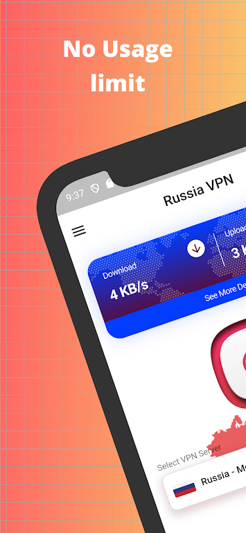 Russia VPN - Secure VPN Screenshot1