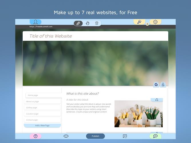 FreeSite - Website Maker Screenshot10