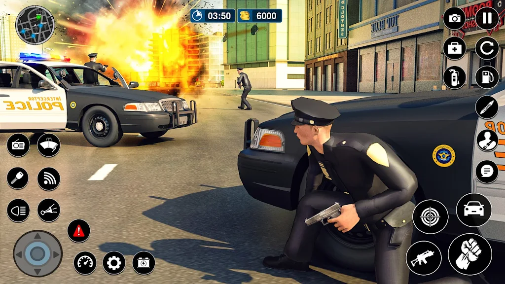 Police Car Thief Chase Game 3D Screenshot4