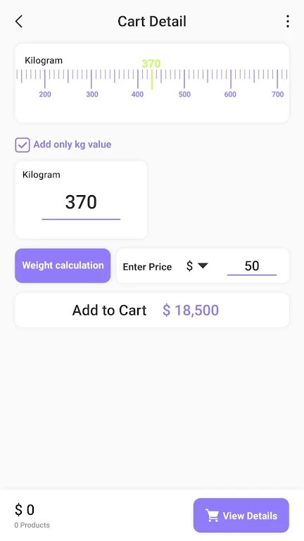 Digital scale to weight grams Screenshot3