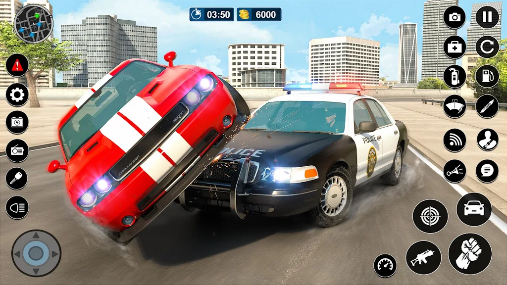 Police Car Thief Chase Game 3D Screenshot2