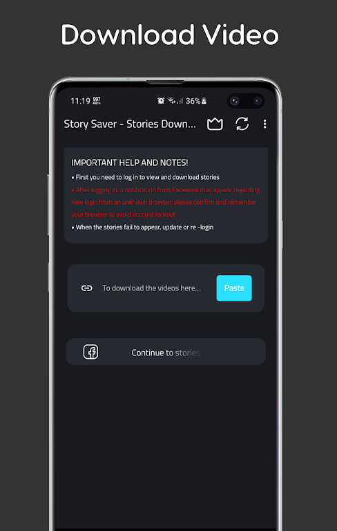 Story Saver - Stories Download Screenshot1