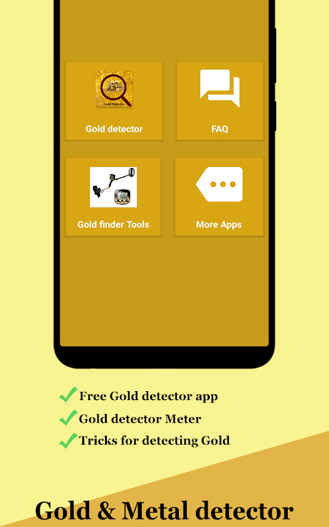 Gold detector - Metal detector Screenshot2