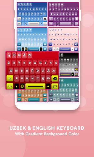 Uzbek English Keyboard App Screenshot6