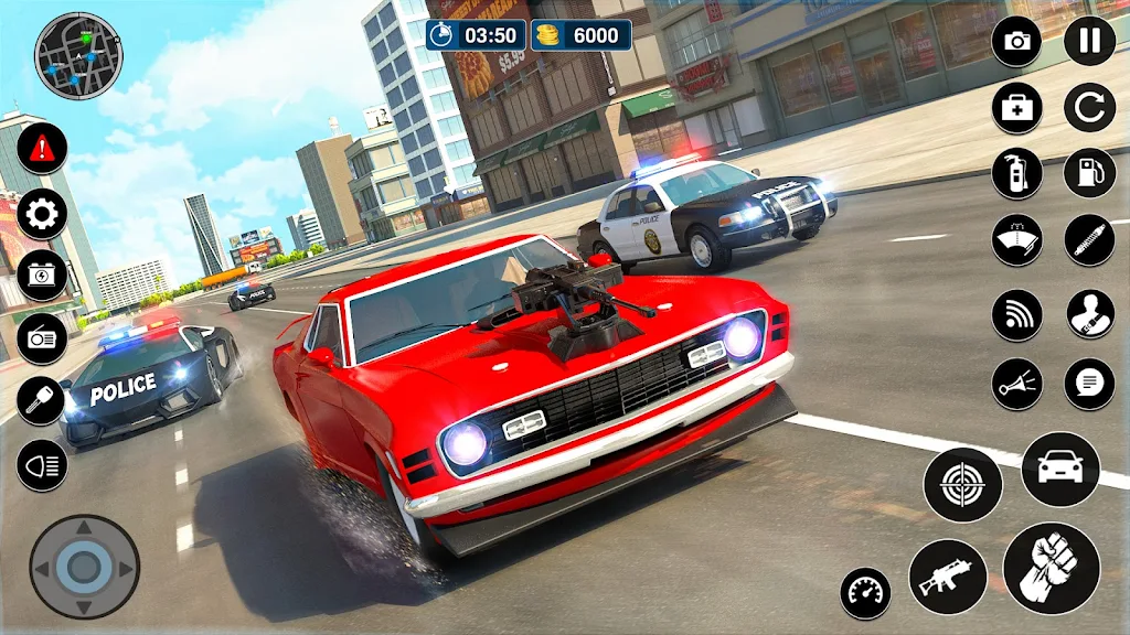 Police Car Thief Chase Game 3D Screenshot3