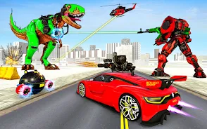 Dino Robot Car Transform Games Screenshot3