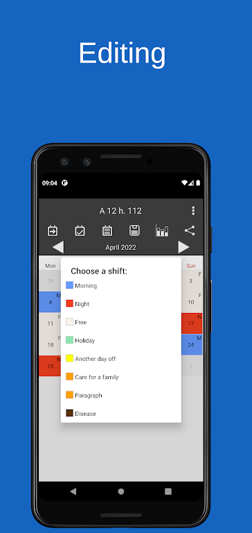 Shift calendar Screenshot4