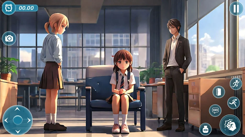 School Simulator Anime Girl 3D Screenshot2