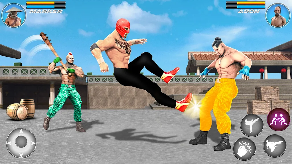 Trò chơi chiến đấu Kung Fu 3D Screenshot3
