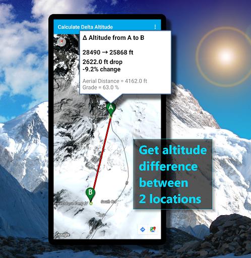 Altimeter & Altitude Widget Screenshot3