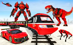 Dino Robot Car Transform Games Screenshot2