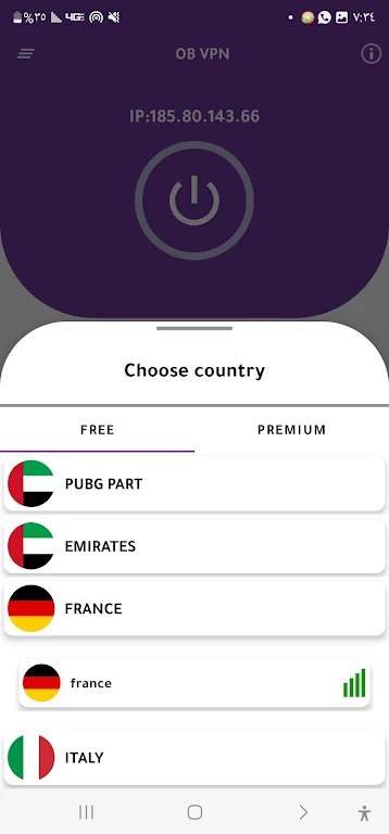 OB VPN - Fast VPN Proxy Screenshot1