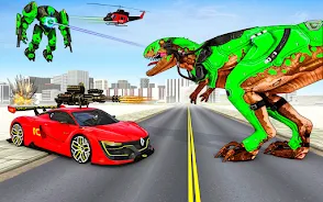 Dino Robot Car Transform Games Screenshot4