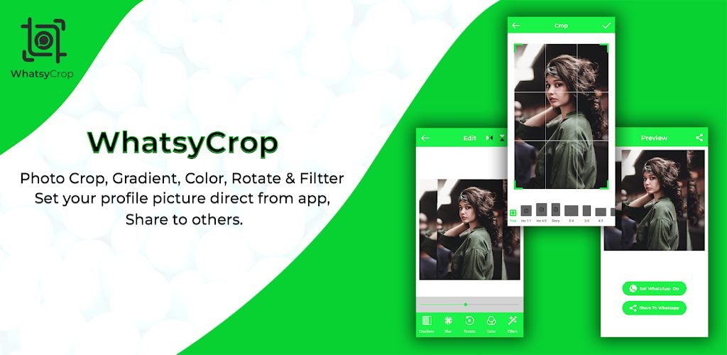 WhatsyCrop: DP Photo Editor Screenshot1