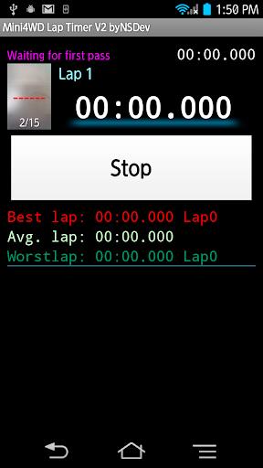 Mini4WD Lap Timer V2 byNSDev Screenshot2