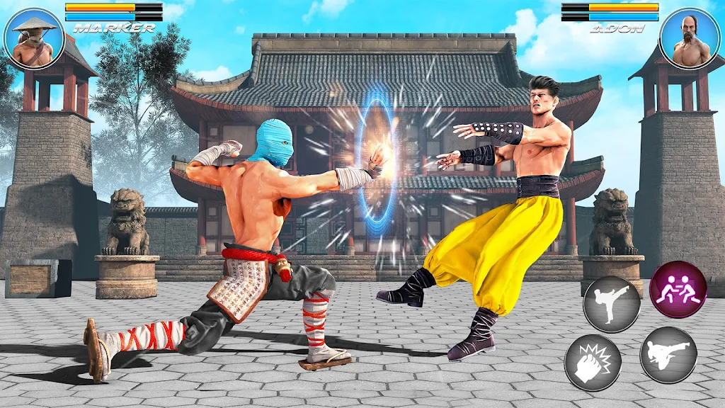 Trò chơi chiến đấu Kung Fu 3D Screenshot1