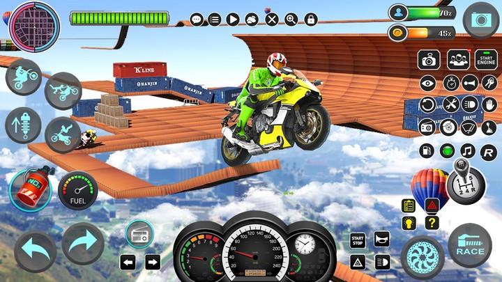 Mega Ramp Bike Stunts Games 3D Screenshot5