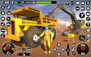 City Heavy Excavator Crane 3D Screenshot2