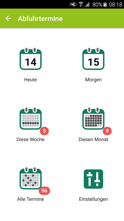 Abfall App Kreis Steinfurt Screenshot2