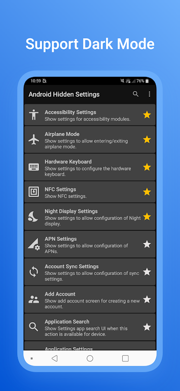 Android All Settings Screenshot3