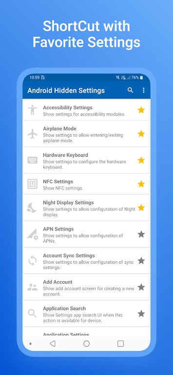 Android All Settings Screenshot1