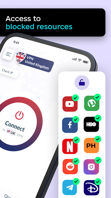 VPN UK - fast VPN in UK Screenshot3