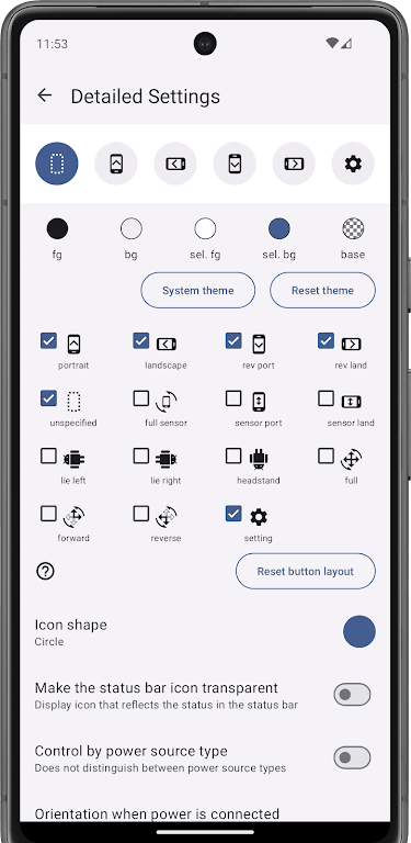 Screen Orientation Control Screenshot2