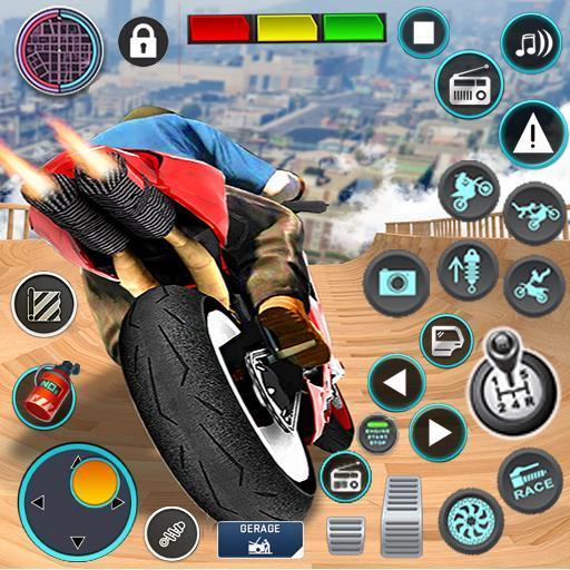 Mega Ramp Bike Stunts Games 3D Screenshot1