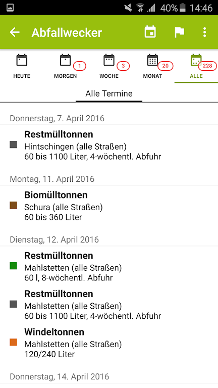 Abfall-App Abfall+ Screenshot3